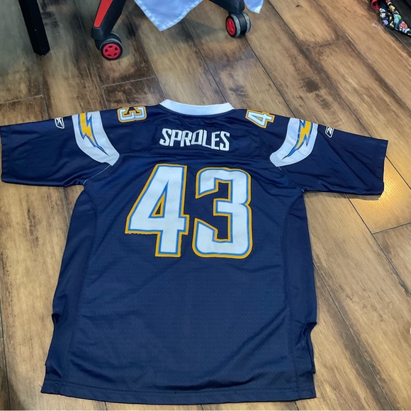 Reebok San Diego Chargers NFL Darren Sproles #43 Jersey Youth Size. L - Picture 6 of 6
